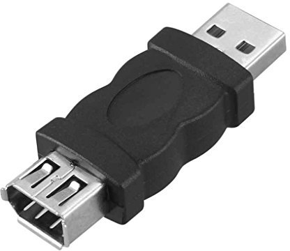 teng hong hui Portátil Firewire IEEE 1394 de 6 Pines Adaptador Adaptador USB Hembra a Hembra USB Tipo 1,1/2,0 A Adaptador Macho