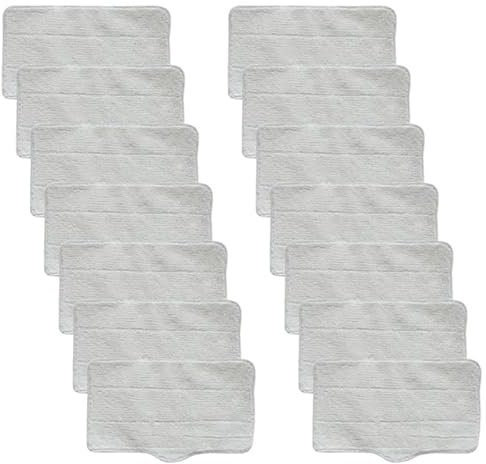 Tillbehör 14 st mopprengöringsdynor för kompatibla med Xiaomi Deerma DEM ZQ100 ZQ600 ZQ610 Handhållsbyte till ångdammsugare (Color : White)