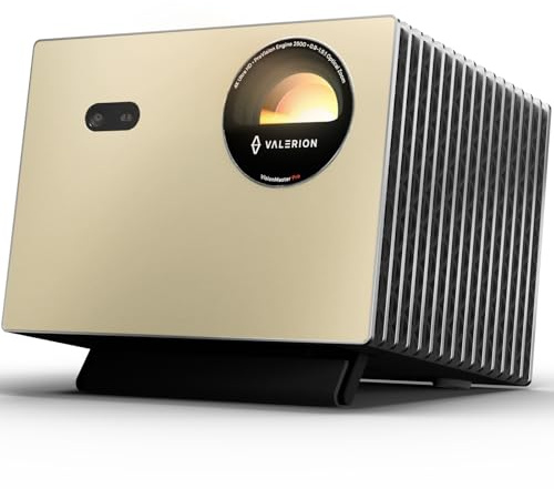 Valerion VisionMaster Pro 4K Laser Projector — 240Hz/4ms Gaming, 300 IMAX Enhanced Theater with EBL, 3D&Dolby Vision, 2× Faster Multitasking, AI Smart OS, 2500 ISO Lumens, 0.9–1.5x Optical Zoom