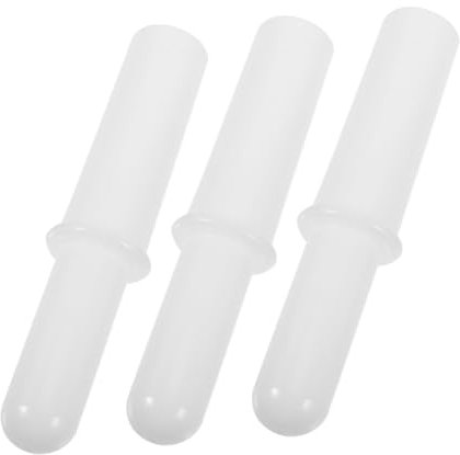 DONFAMDS 3pcs Meat Pusher and Tenderizer Sticks for Meat Grinder White Food Pusher Tamper Tools for Manual Mince Filling for Kitchen Use