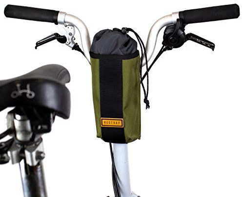 Strap Stem Bag Lenkertasche für Erwachsene, Unisex, Oliv, 1 l