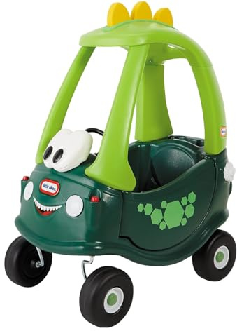 Little Tikes Litte Tikes Cosy Coupé Dino-Voiture à Pousser, Enfants-avec des Portes fonctionnelles, Plancher à Retirer & 1 klaxon-Encourage Les Jeux créatifs, 18 Mois à 5 Ans, 174100E3