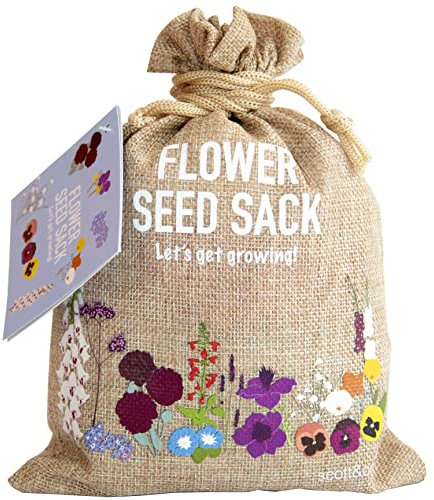 Scott&Co. Flower Seed Variety Pack - 30 Different Varieties of Flower Seeds to Grow Your Own. Butterfly and Bee Attracting, Grow Indoor and Outdoor. Mother's Day Gifts for Women and Men.