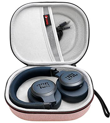 XANAD Housse Casque pour JBL Tune 510BT 520BT 770NC 760NC 720BT 710BT et JBL Live 670NC /770NC Sac de Voyage (Couleur Rose)