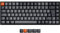 Keychron K2 75% diseño Teclado Mecánico Inalámbrico Bluetooth, Compacto Retroiluminación LED Blanca Teclado con Cable USB-C Recargable, Interruptores Rojos Gateron G Pro para Mac/Windows(ES Layout)