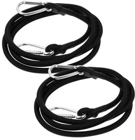 Homoyoyo 2pcs Elastic Cargo Binding Belt 1.5m with High-tension Fixing Strap for Industrial Securing and Heavy-duty Freight Transport