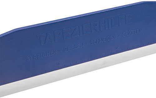 Tapezierhilfe - Beschneidelineal - Tapezierwerkzeug Streichen Reissen Schneiden Glätten Abhängen Schneidekante Malerlineal Tapezierlineal Tapetencutter Tapetenmesser Tapeten-Schneidlineal, Größe:60cm
