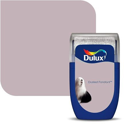 Dulux Walls & Ceilings Tester Paint, Dusted Fondant, 30 ml