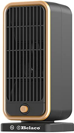 Belaco New Space Heater, Electric Heater, Ceramic Fan Heater portable heater 600W home office room heater, Overheat protection
