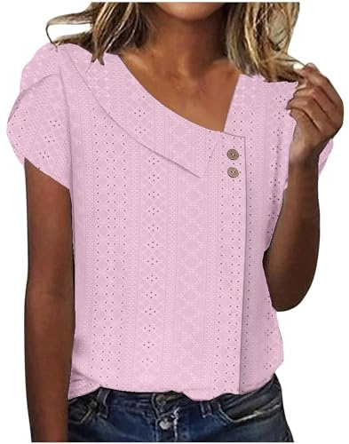Sale Angebote Angebote Damen Neckholder Top Deep V Neck Puff Kurzarm Bluse Muskelshirt Damen Glitzernde Oberteile Damen Tshirt Damen Stretch Top Weiss Damen Locker Damenbekleidung Sale Marken Sommer
