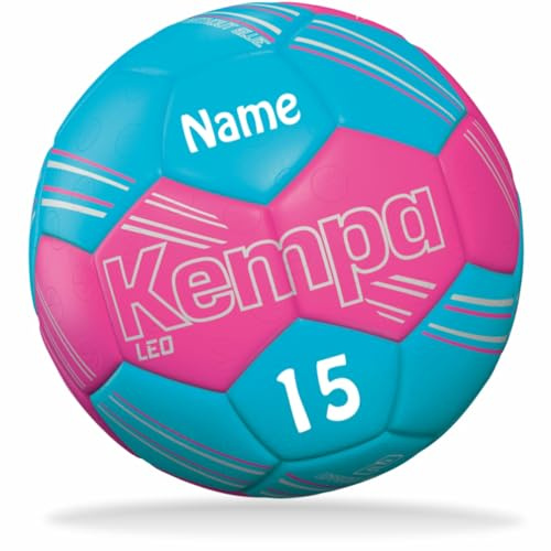 Kempa Sportartikelland Angebot Handball pink Größe 1 personalisiert mit Aufdruck weiß Name und/oder Spielernummer