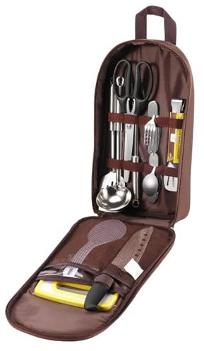 Borsa organizer per utensili da cucina | Borsa organizer per utensili da cucina | Borsa organizer portatile da viaggio per utensili da campeggio | Borsa per utensili da cucina