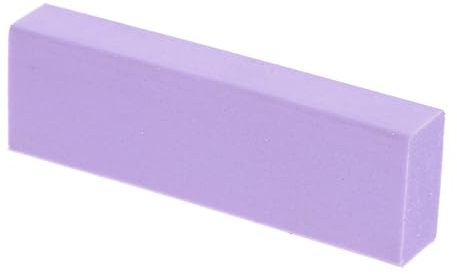 EXQUIMEUBLE Rubber Scouring Stone Hard Water Ring Remover 8cm Purple Cleaning Eraser for Kitchen Sink Bathtub Grease and Stain Removal Household Cleaning