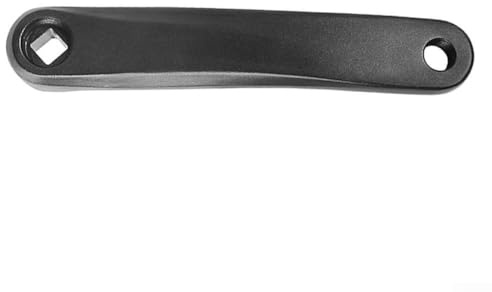 Levier gauche pour vélo de 170 mm, bras de manivelle gauche de 170 mm, trou carré conique en alliage d'aluminium, pièce de rechange pour vélo