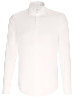 Seidensticker men's business shirt - slim fit - non-iron - Kent collar - long sleeve - 100% cotton
