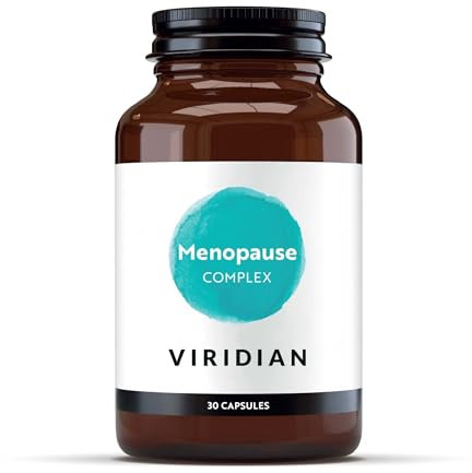 Viridian - Menopause Complex - 30 Capsules with Hops, Lemon Balm, Saffron & Sage | Formulated by Qualified Nutritionists | Optimal Potency | Exclusively Active Ingredients | Vegan