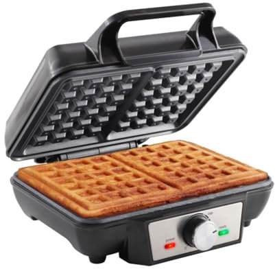 Gaufrier - 2 gaufres - Noir