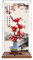 Vitrine en acrylique pour Lego 10369 Motif fleur de prunier fier 3 mm Boîte de présentation étanche à la poussière Compatible avec Lego 10369 (modèle non inclus) (Fond en bois de 3 mm)