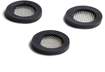 Shower Head Gasket - Rubber Washer - Creates A Seal to Prevent Leakage - with Wire Mesh Middle, Fits Universal Pipe (3 Pack) by Barclays Buys