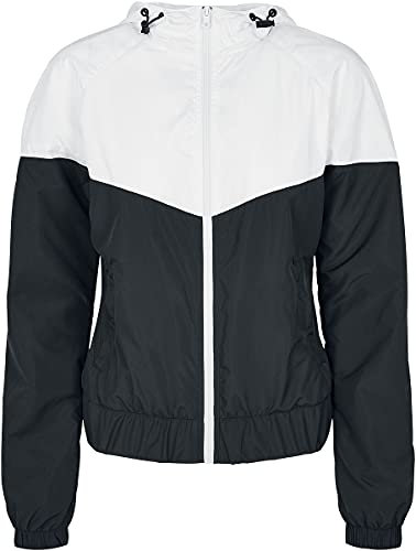 Ladies Arrow Windbreaker White/Black M