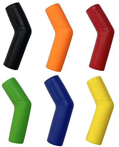 6 Pezzi PROTEZIONE LEVA CAMBIO MARCE MOTO MOTOCICLETTA, Gomma Alta Qualità Parascarpe Salvascarpa Accessori per Motociclisti Pedalina