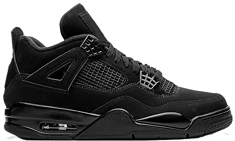 Chaussure Basketball Air Core Rétro 4 Runing Cat All Black Sneakers Jogging Runing Gym Sport (Numeric_42)