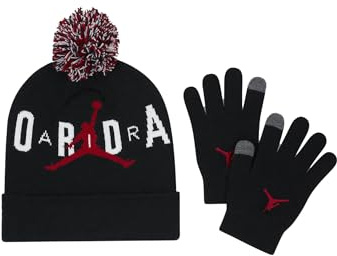 Jordan Big Boys Pom Beanie 2 pezzi
