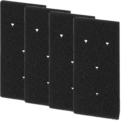 Shutex Filtros para Bauknecht Privileg Whirlpool HX 481010716911 | para Secadora de Filtro Whirlpool | Filtro de Esponja | Secadora con Bomba de Calor | 230 x 115 x 14 mm (4X)