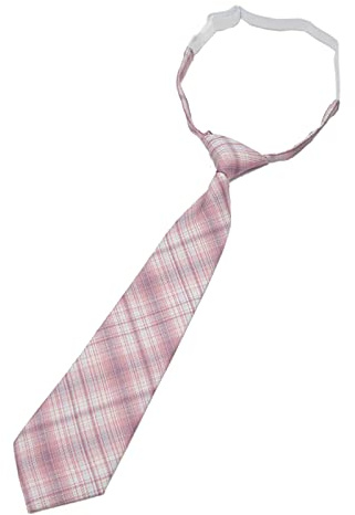 ZAYIUKI Paresseux Cravates Femmes Plaid Mince Mignon Cravate Plaid Uniforme école étudiant Cravates pour garçon Fille Japonais Cosplay Cravates