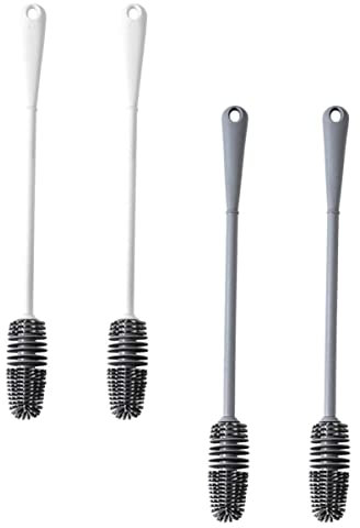 minkissy 8pcs Bottle Brush for Multipurpose Cleaning Brush for Glasses Cups Kitchen Bottle Non-Slip Ergonomic Handle No Dead Angle Clean
