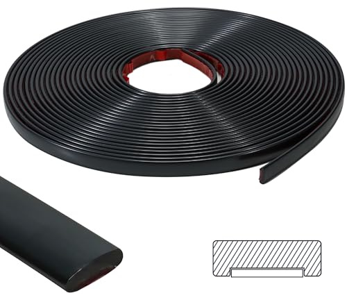 ZOWZOW 8M Moulure Adhésive – Moulure Flexible Autocollante, Baguette de Finition Décorative pour Bordure de Carrelage, Bordure Murale, Coin et Décoration de Cadre