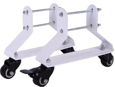 LoJax 2 Piezas Calentador eléctrico Soporte de Rueda Calentador eléctrico Soporte Deslizante Calentador eléctrico radiador polea Soporte Rueda Accesorios Calentador eléctrico