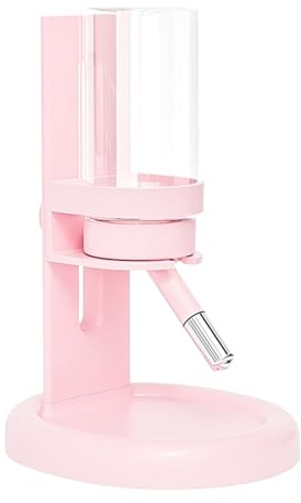Fellflying Bebedero para Hámster | Accesorio de Alimentación Antigoteo para Animales Pequeños - Dispensador Automático de Agua con Base para Hámsters Enanos - para Jerbiles Ratones Degús Ardillas