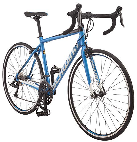 Schwinn Fastback AL Claris Adult Performance Road Bike, Beginner to Intermediate Bicycle Riders, 700c Wheels, 16-Speed Drivetrain, Medium Aluminum Frame, Blue
