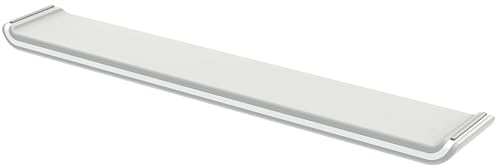 Leitz Verstellbare Handgelenkauflage für Tastaturen, Schaumstoffgepolsterte Handgelenkstütze, Für Rechts- & Linkshänder, Full-Size Schreibtisch Handgelenkauflage, Ergo Cosy Serie, Grau, 65240085