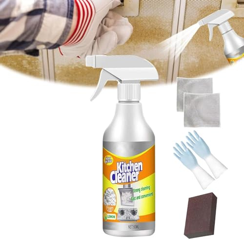 Nettoyage des taches d'huile de cuisine, nettoyant de cuisine, nettoyage puissant des taches d'huile de cuisine, nettoyant pour fond de poêles, 60 ml (1 pièce)