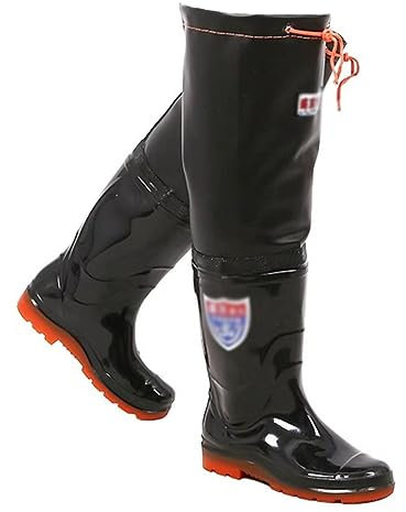 IBOWZ Wathose Herren Damen Watstiefel mit Dicker Oxford-Sohle, 60 cm, für Männer und Frauen zum Angeln/Zucht/Erkundung im Freien