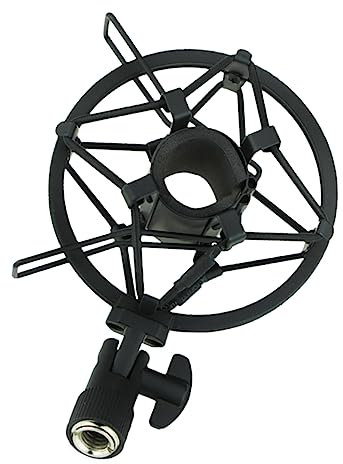 Toyvian Microphone Clip Titulaire Noir Stand Microphone Montage Microphone Bleu Micro Stand Support De Choc Micro Support Universel Suspension Mount Mic Clip