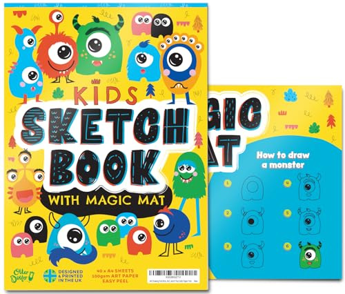 A4 Drawing Pad Kids, Kids Drawing Pad, Monster Sketch Book Kids, Sketch Pad Kids, Drawing Paper for Kids, Kids Sketch Book, Kids Sketch Pad, Kids Paper Pad
