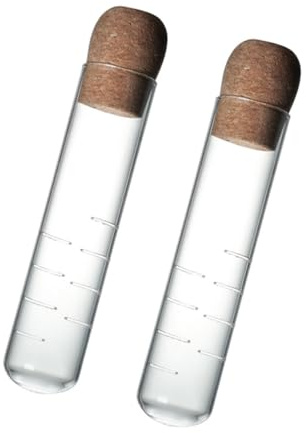 FUNNETOYU 2piezas Colador De Té Transparente Tubo Creativo Unidades Infusores Portátiles Para Té Suelto Resistente y Fácil Limpieza