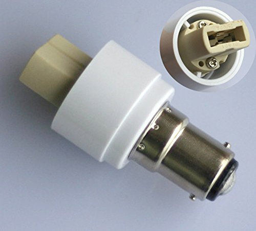 2x B15 B15D / BA15D Adapter auf G9 Sockel Converter für Halogen LED Stiftsockel