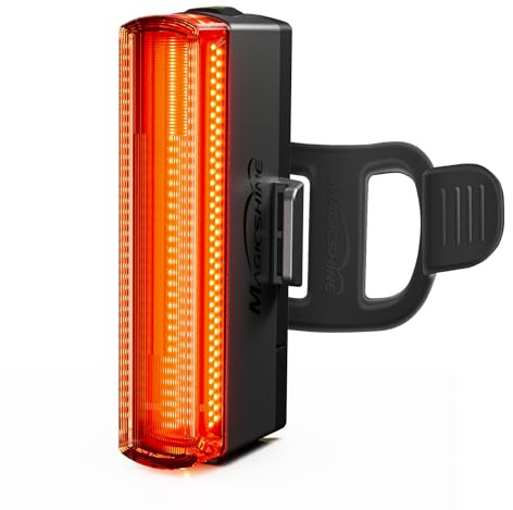 Magicshine Bike Tail Light SEEMEE 50 V2.0, Rear Bike Light with USB C Rechargeable, 50 Lumen IPX6 Waterproof Bicycle Tail Lights for Night Riding, Smart Cycling Safety Bike Taillights