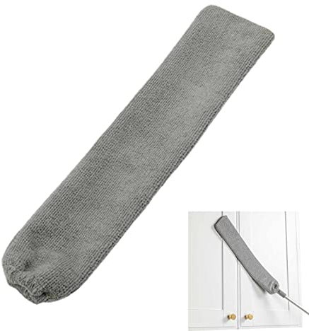 Fulenyi Spolverino Sottile – Spolverino Lavabile per la Pulizia | Spolverino in Microfibra con Spazzola Estensibile per la Polvere, Lungo e Flessibile