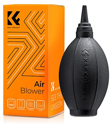K&F CONCEPT Power Blasebalg Reinigung mit Weicher Silikonspitze von Objektiv, Kamera, Sensor, DSLR, Tastatur, Optik(Blasebalg)
