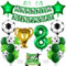 Luftballon 8. Fußball Geburtstagsdeko 8 Jahre Junge Geburtstag 8 Deko Fussball Folienballon Happy Birthday Girlande Zahl 8 Ballons Football Kuchendeko Grün Luftballon 8. Geburtstag Party Dekoration