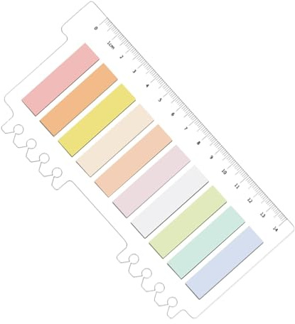 Sticky Tabs, Sticky Page Markers | 200 pezzi registrabili per contrassegnare pagine, strisce di impermeabili, linguette lisce per studenti per documenti, album di ritagli,