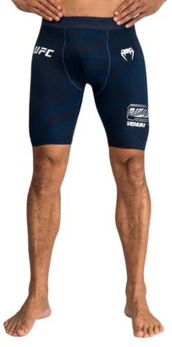 Venum UFC Fusion Fight Week Shorts Vale Tudo pour Hommes - Bleu Océanique - L