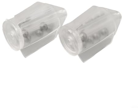 Zilimontt Juego de 10 señuelos en línea de pesca de acero inoxidable de PVC de 24 mm, 3,33 g para y para aparejos de terminal depredador, vibración de rotación de agua