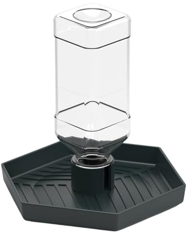 YiNLuax Cuenco extraíble de alimentación de agua y alimentos para dragones barbudos, dispensador automático para reptiles, suministro de riego