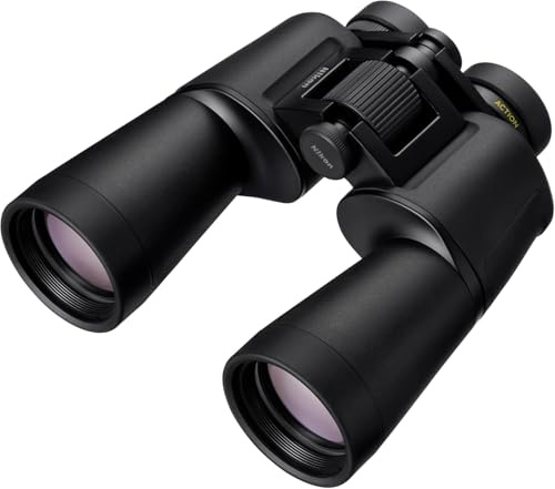 Nikon ACTION10x50 Binocular | Multilayer-Coated Nikon Optics, Bright 50mm Objective Lenses, 10x Power, Turn-and-Slide Adjustable eyecups and Tripod-Ready Porro-Prism Design